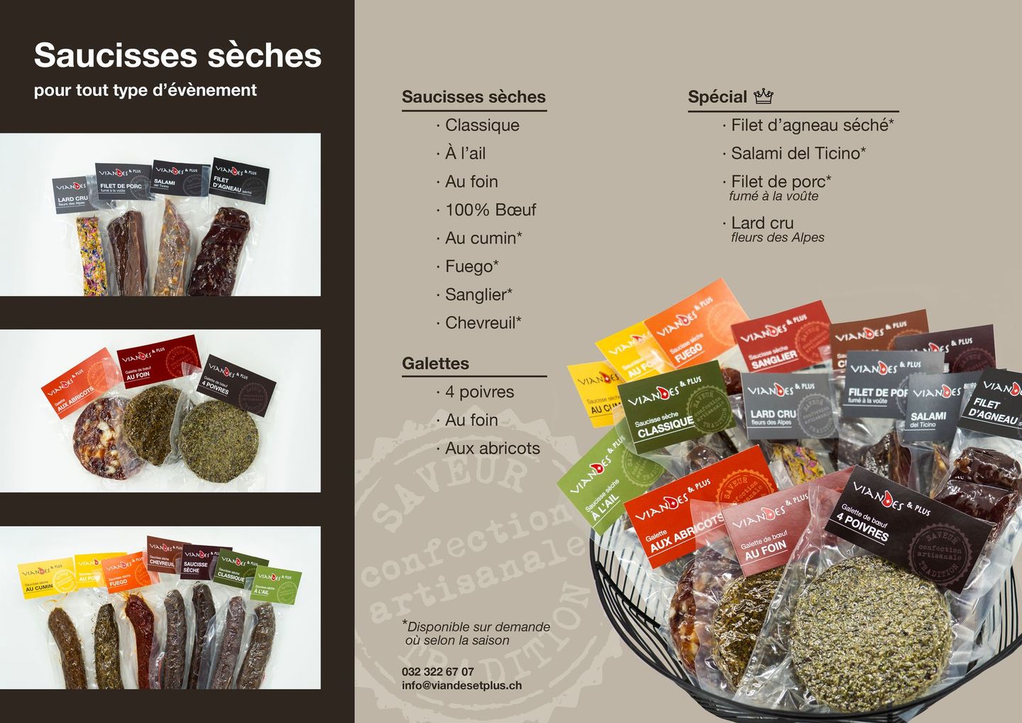 Niederhäuser Olivier, Viandes et plus - Fêtes 2025-2026