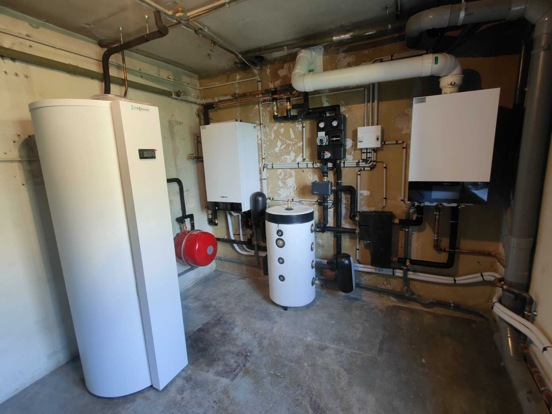 Installation de chauffage avec ballon thermodynamique