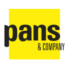 Un logotipo amarillo y negro para Pans & Company.