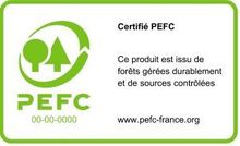 Logo certifié PEFC