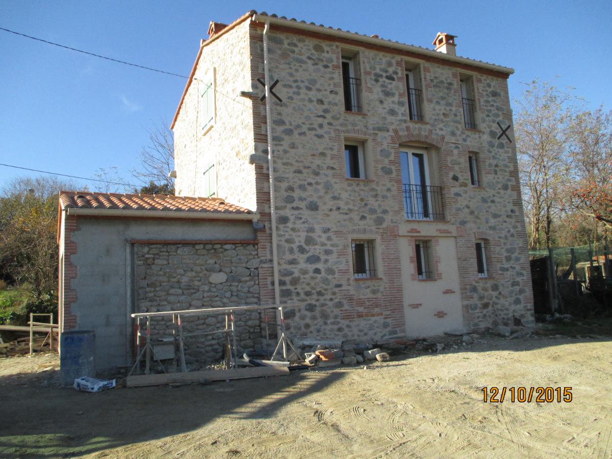 Rénovation intérieur et extérieur MAS sur  Céret 2015