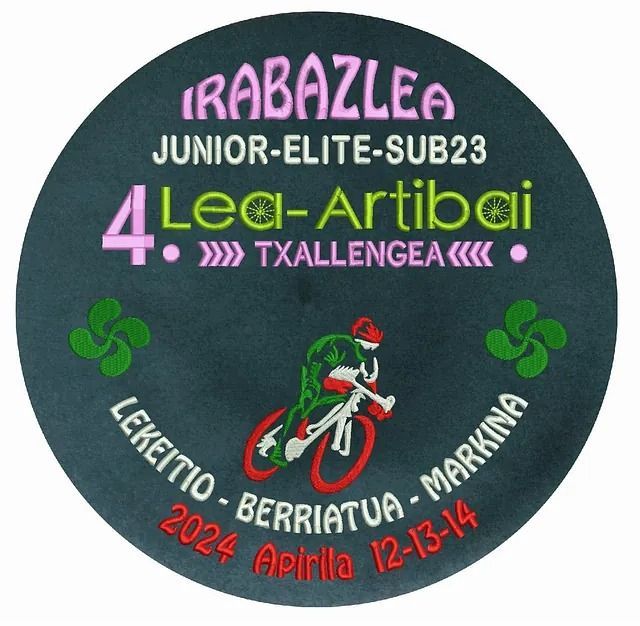 Un círculo negro que dice irabazlea junior-elite-sub23.