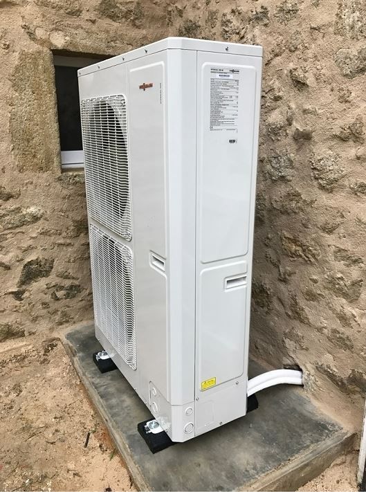 Pose de pompe à chaleur