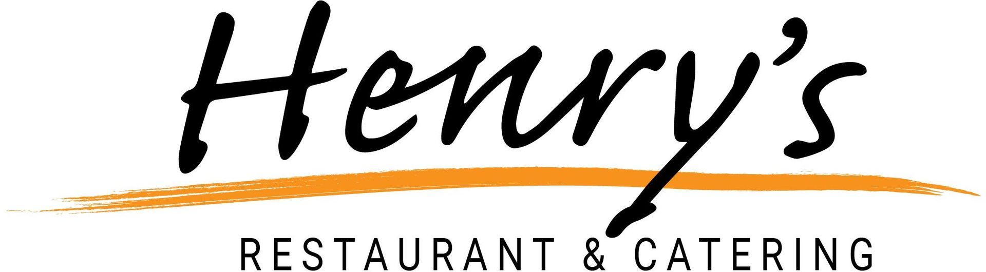 Ein Logo für Henry's Restaurant und Catering