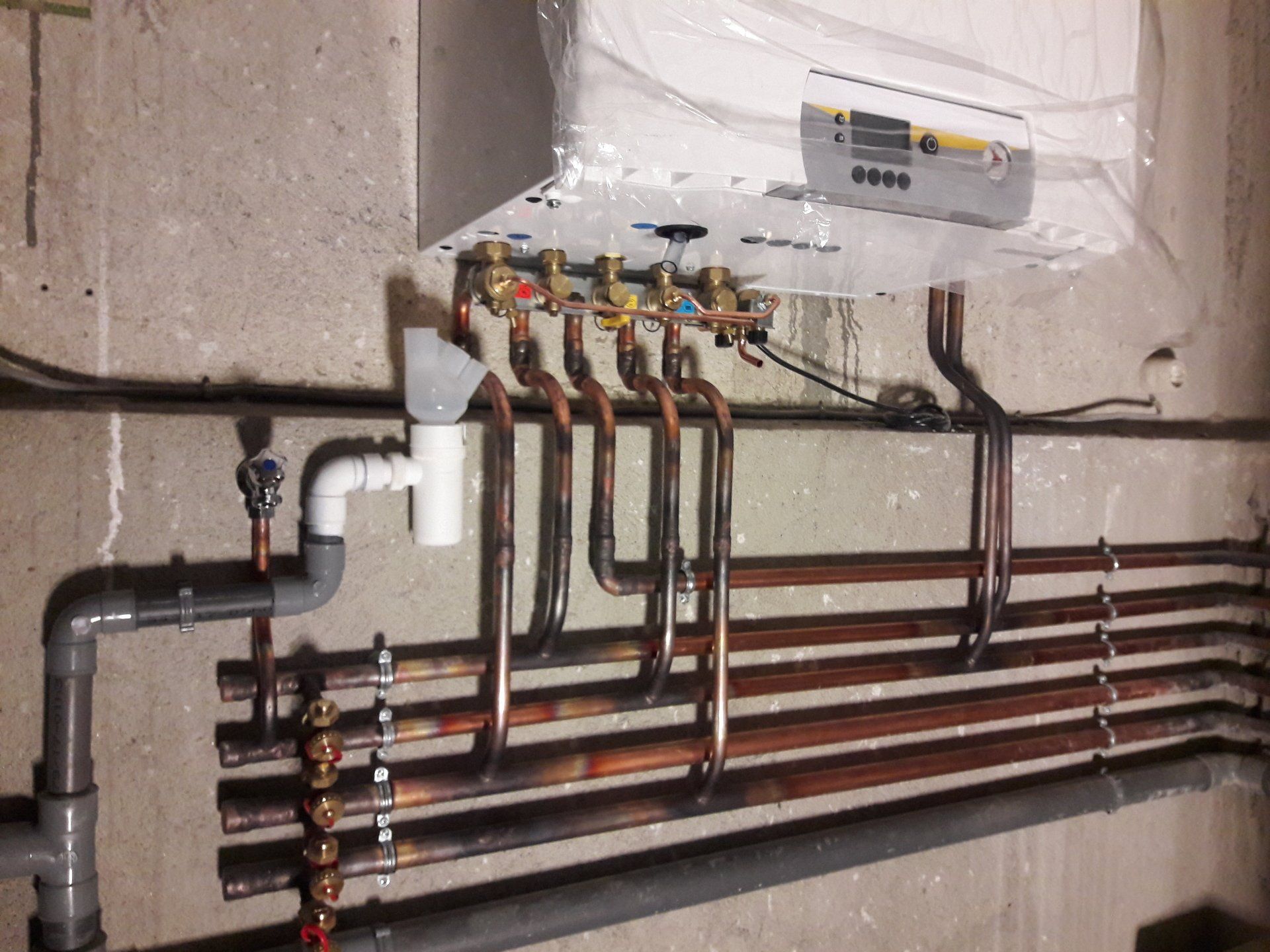 Installation de chaudière