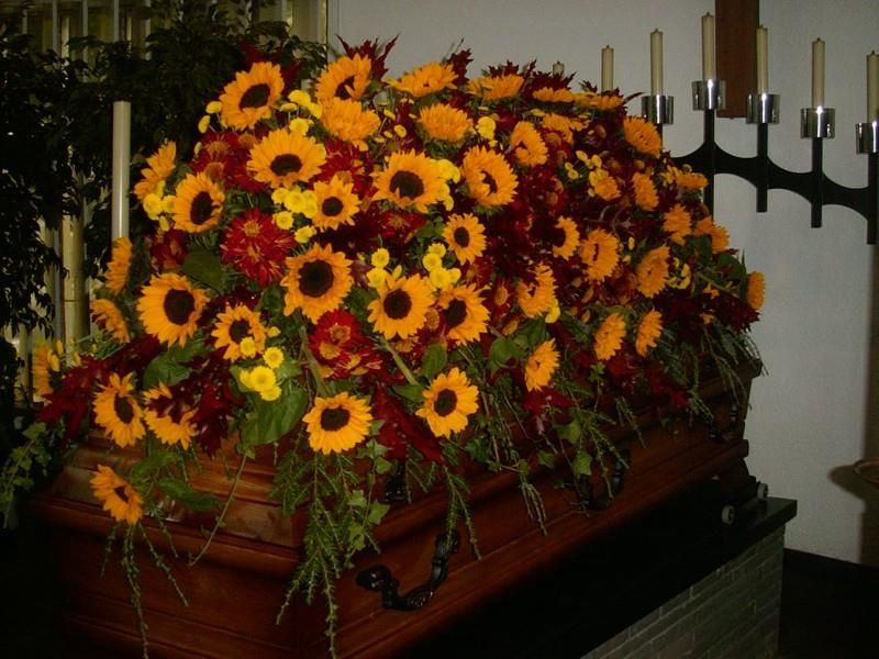 Besipiel für eine Sargauflage