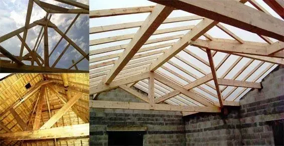 Pose de plusieurs charpente dans le Morbihan