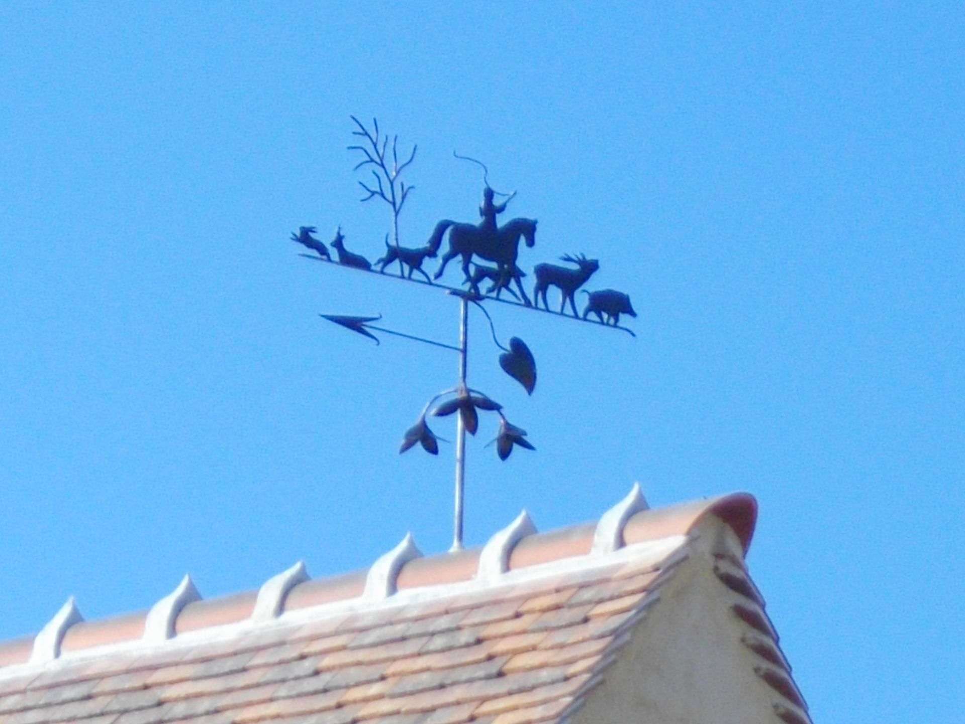 Girouette avec défilé d'animaux