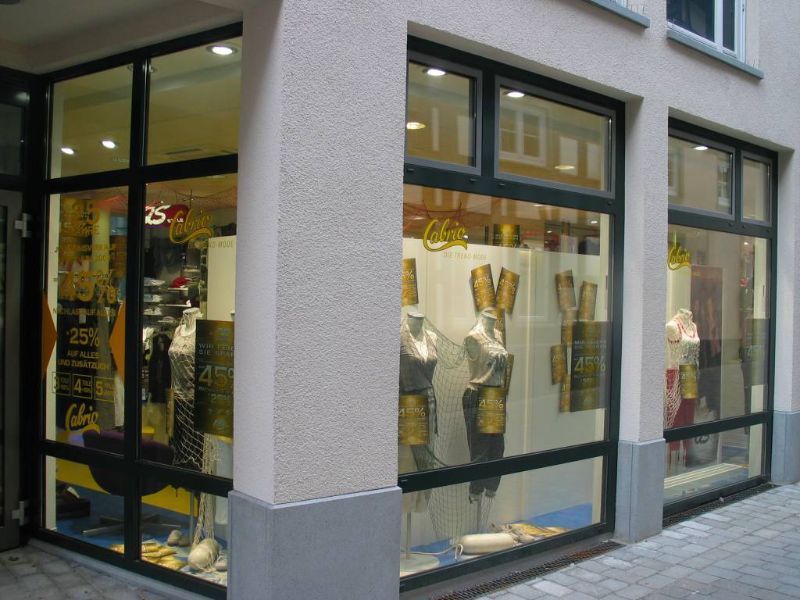 Projekt Schaufenster Metallbau Bößenecker GmbH