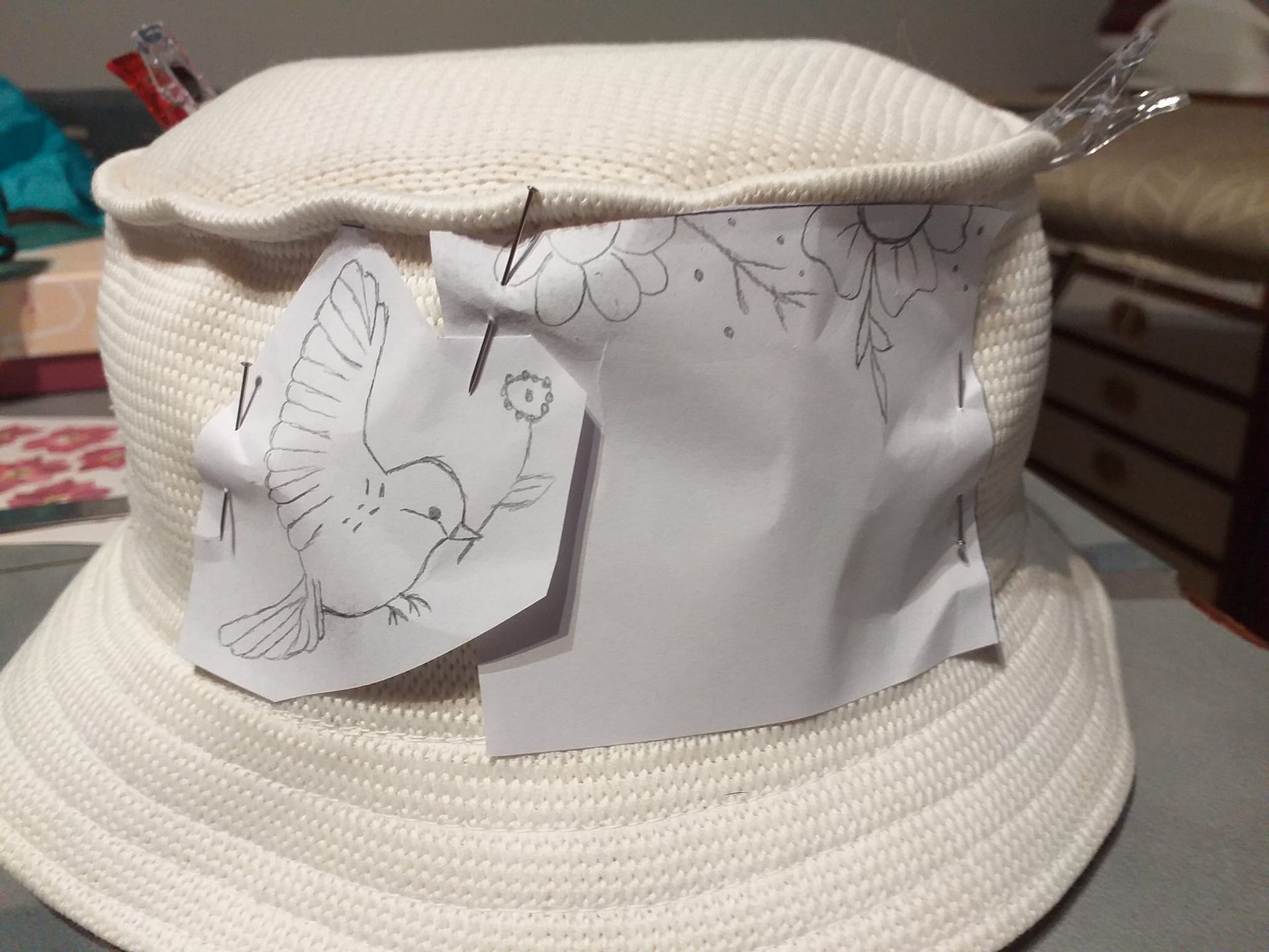 Personnalisation d'un bob - avant