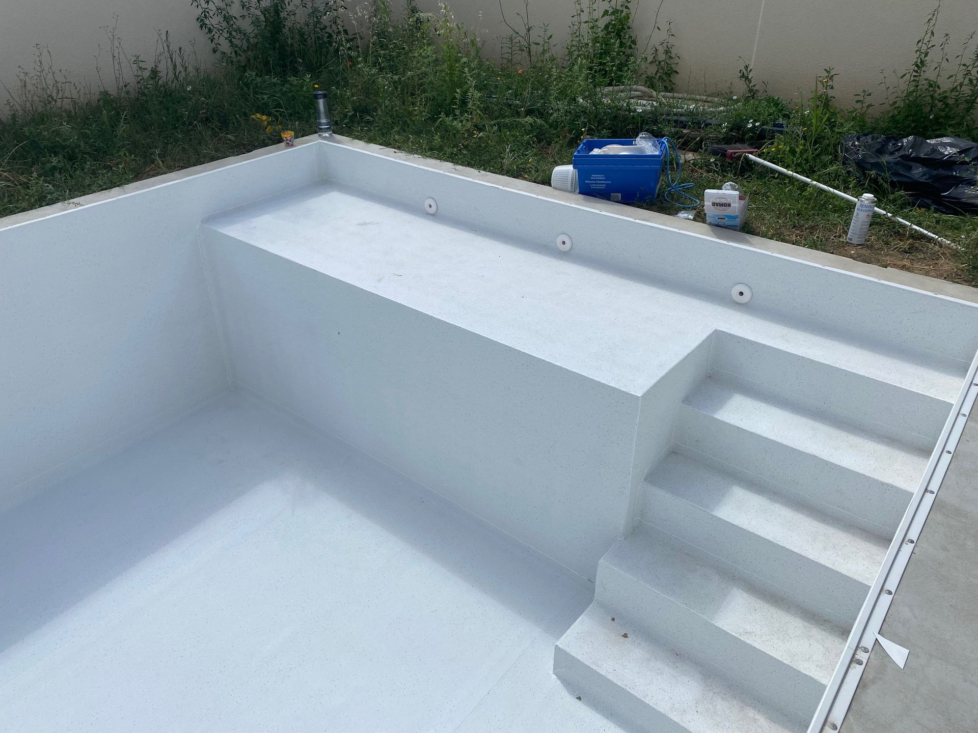 Rénovation de la structure de piscine