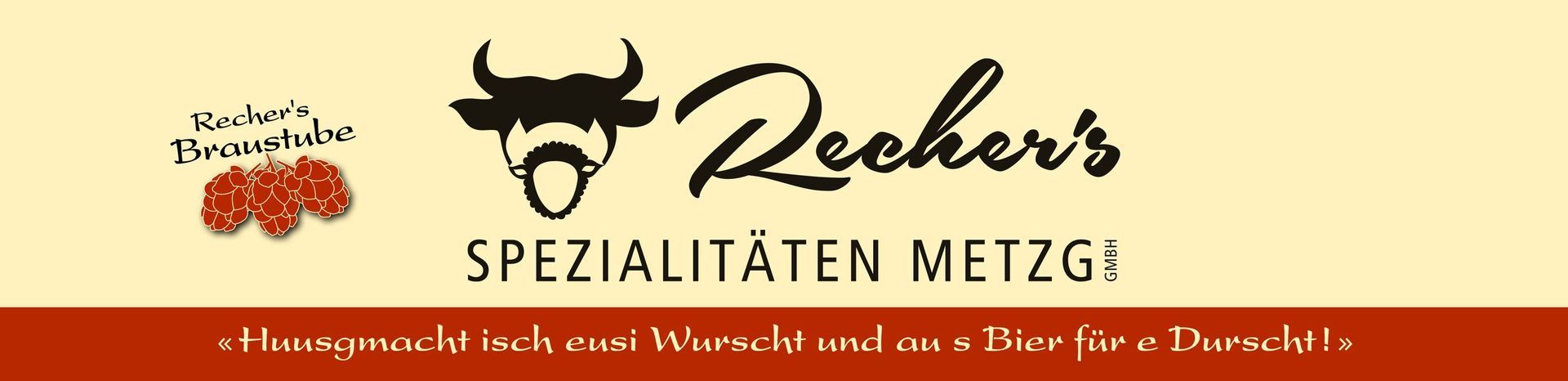 Banner - Recher's Spezialitäten Metzg GmbH