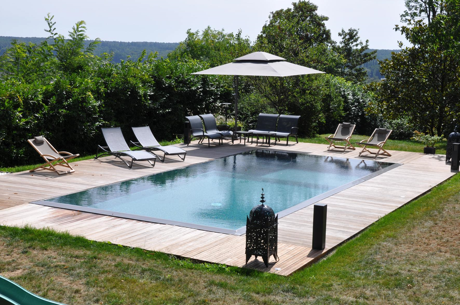 Piscines à effet miroirs