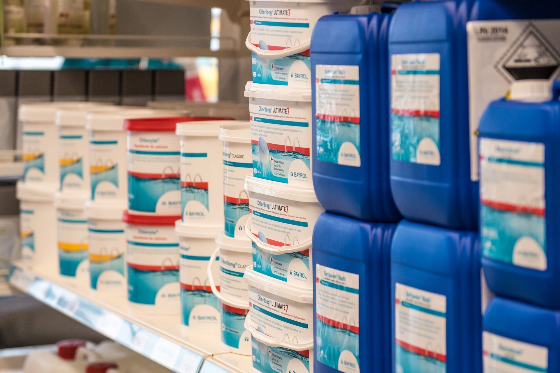 Produits d'entretien pour piscine