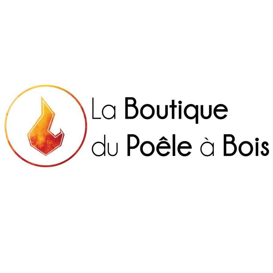 Logo de La Boutique du Poêle à Bois jaune et noir