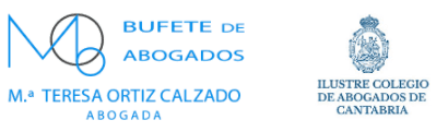 A logo for bufete de abogados and teresa ortiz calzado