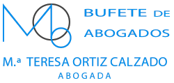 A logo for bufete de abogados m.a teresa ortiz calzado abogada