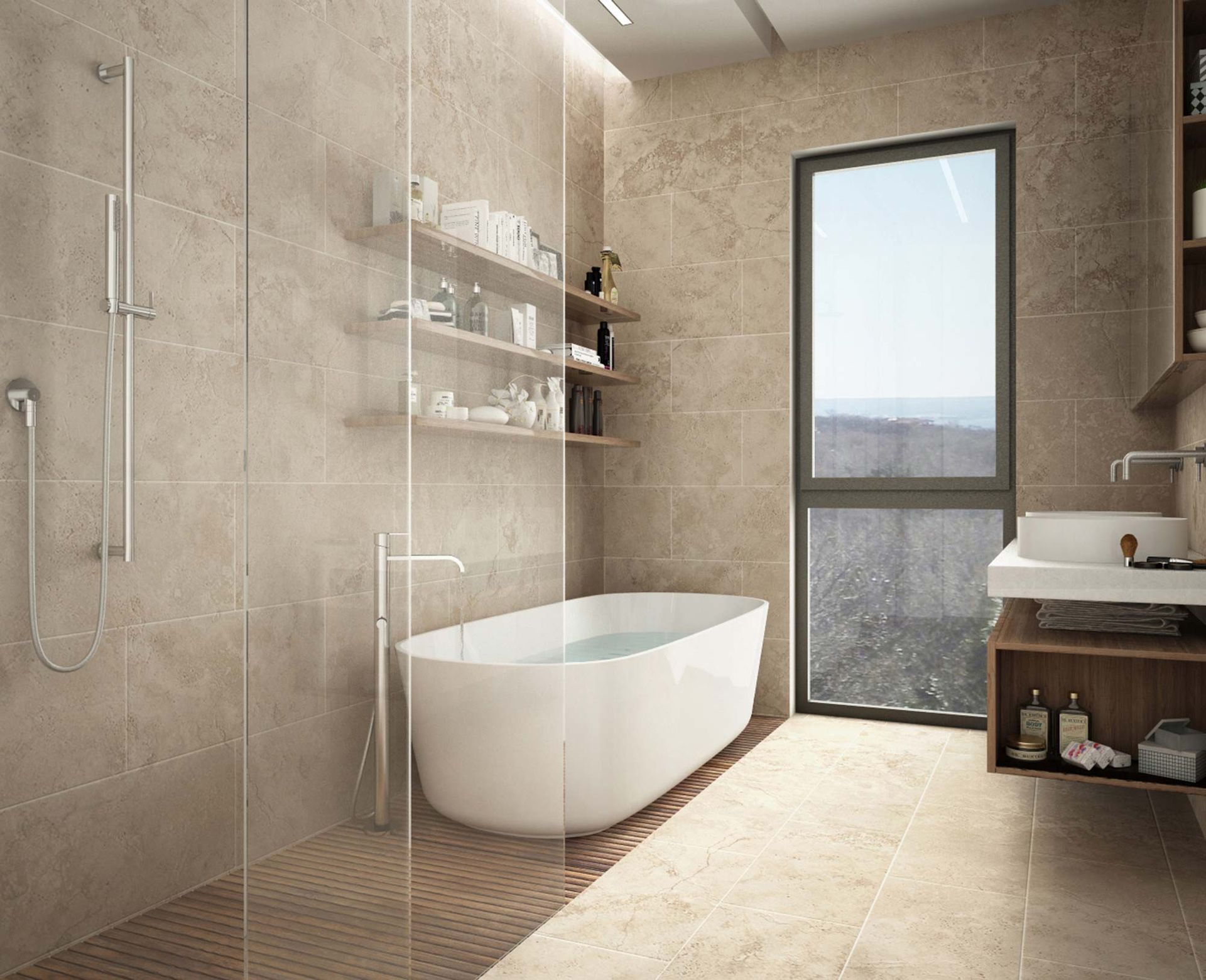Salle de bains refaite à neuf