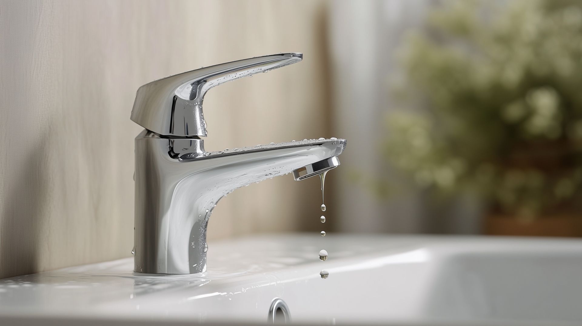 Un robinet qui fuit.