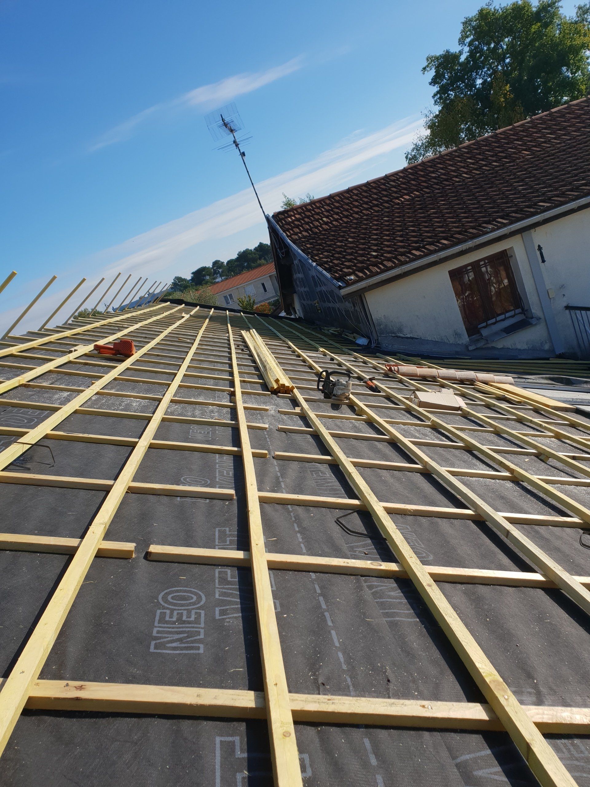 Photo de travaux de toiture