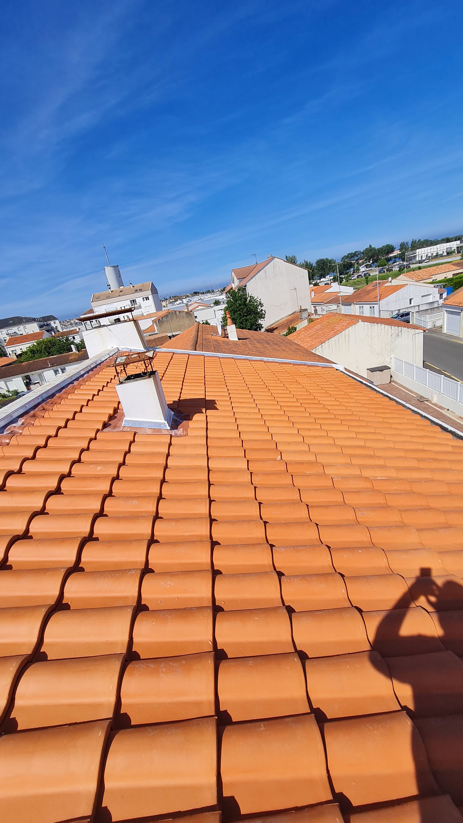 Photo de la rénovation de la couverture terminée