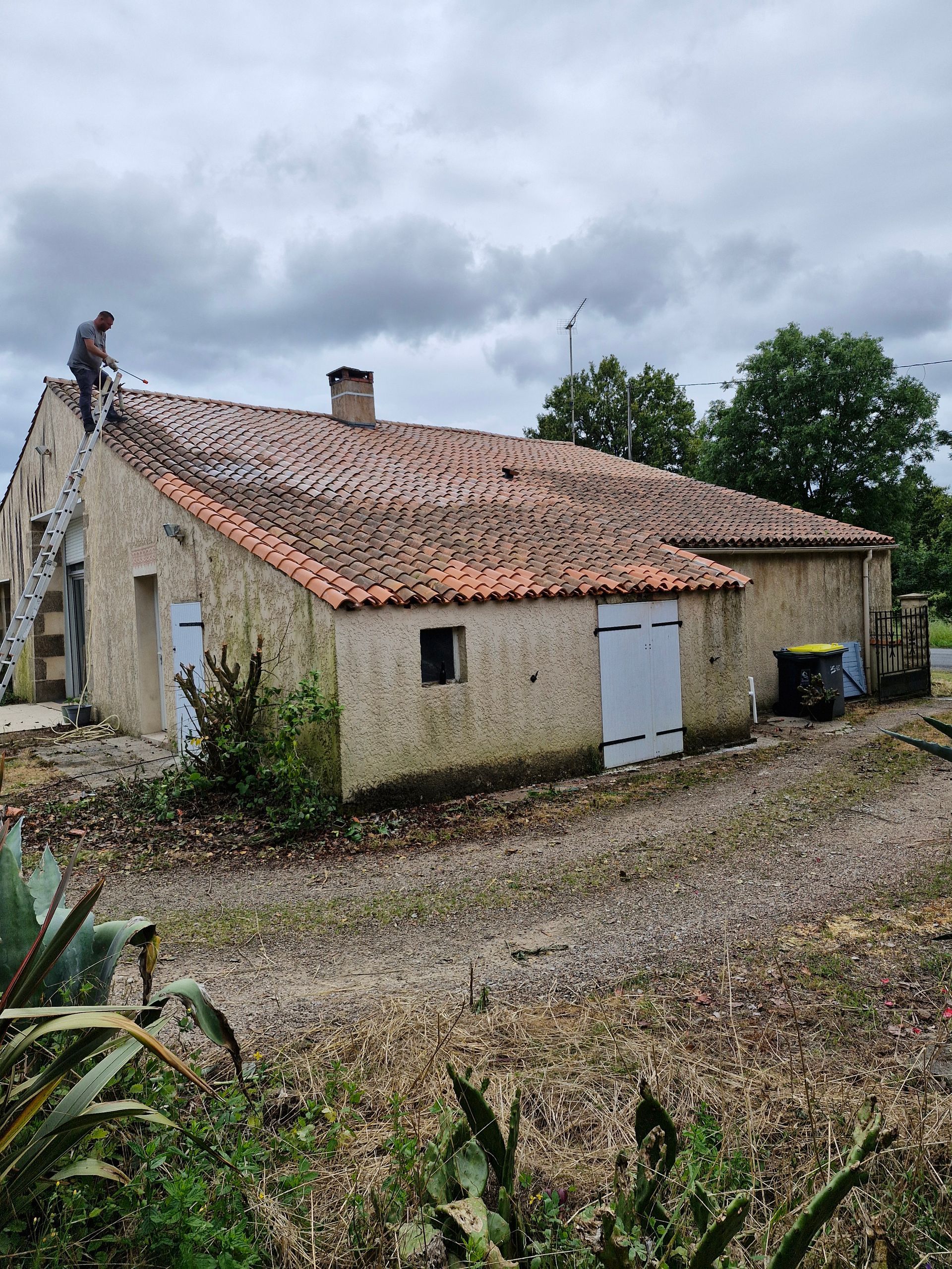 Photo d'une maison avant rénovation