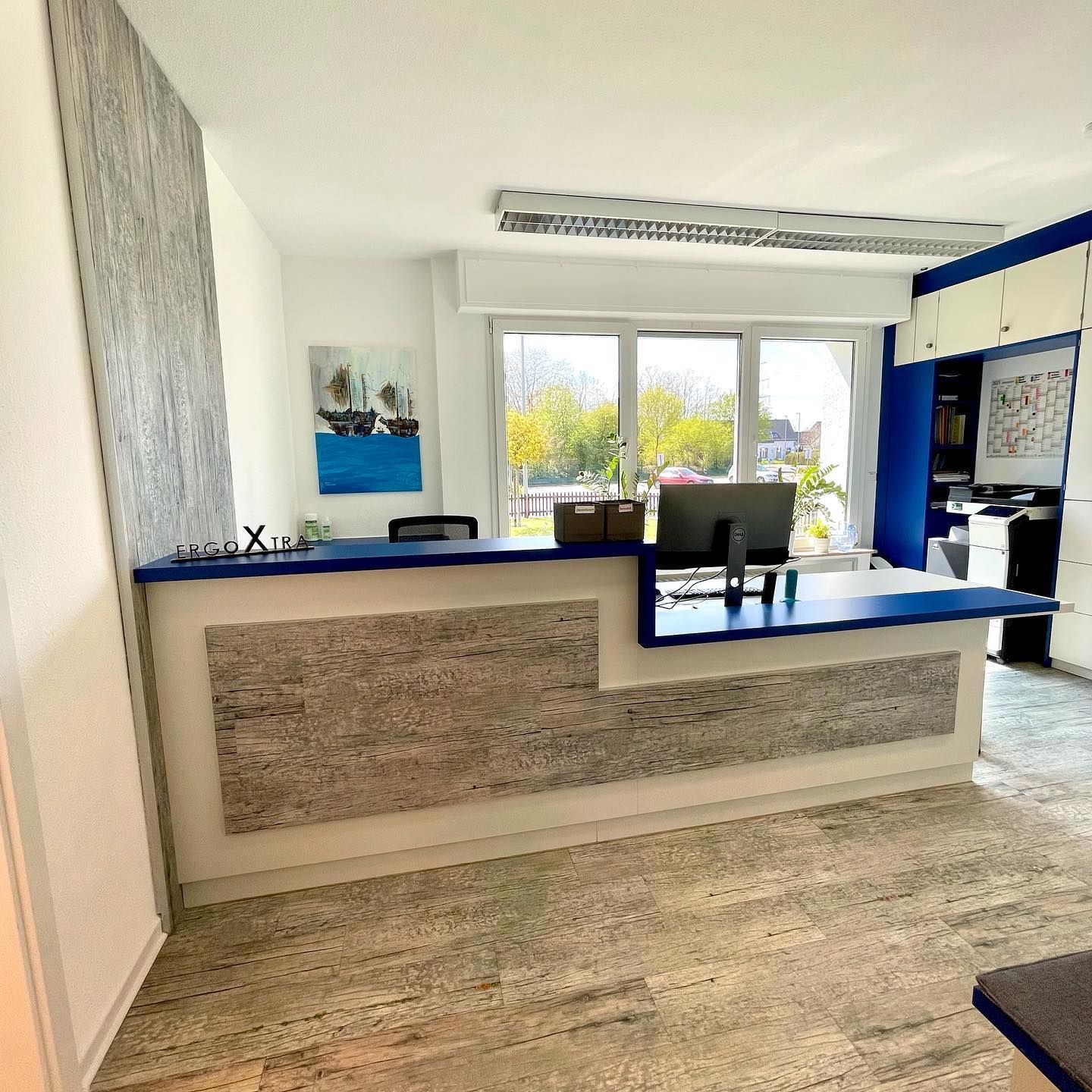 Empfangstheke der Praxis ErgoXtra