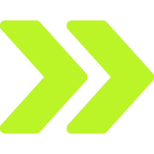 Zwei hellgrüne Pfeile nach rechts.