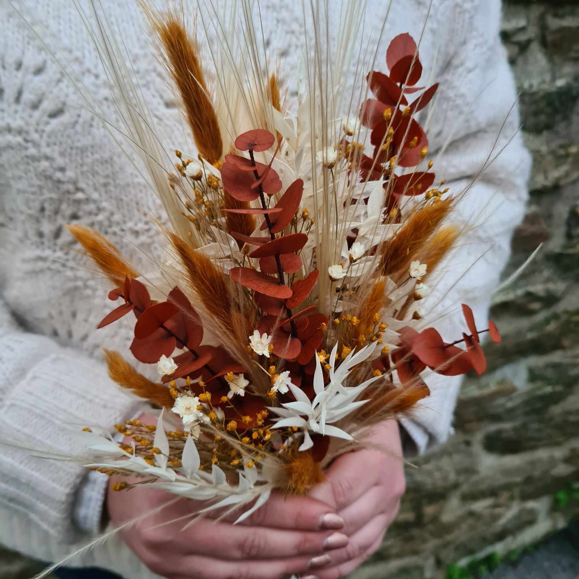 Bouquet de fleurs séchées