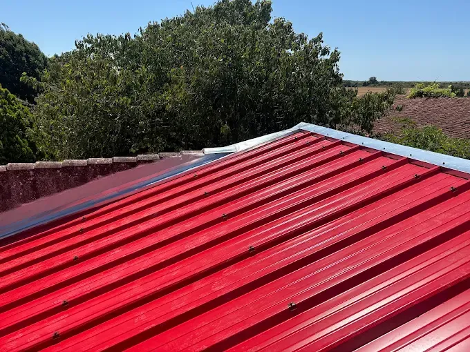 Toiture en bac acier