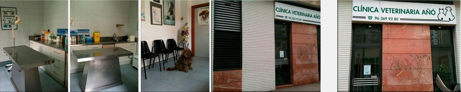 Un collage de imágenes de un edificio con un cartel que dice farmacia
