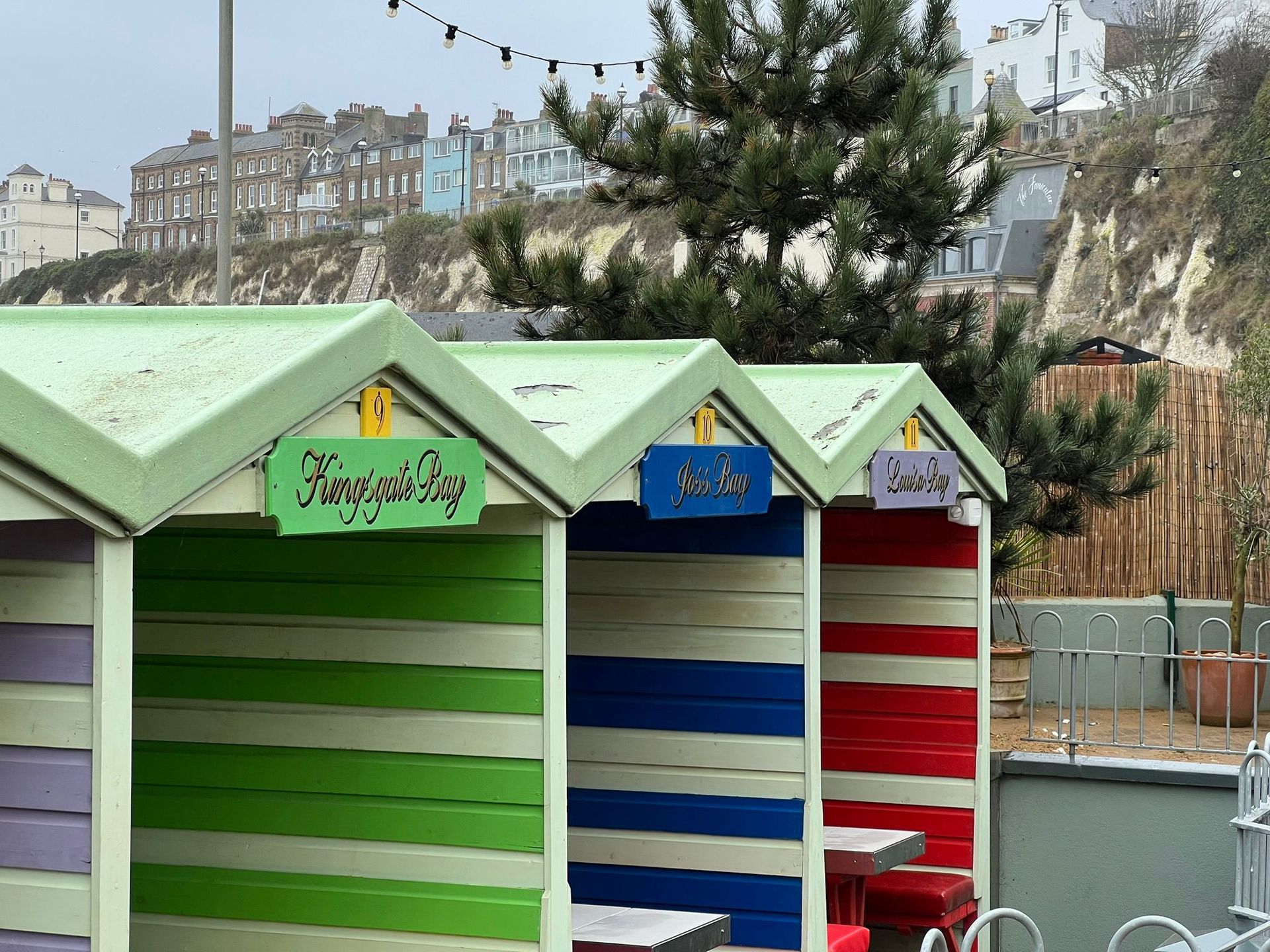 Beach huts in Broadstairs