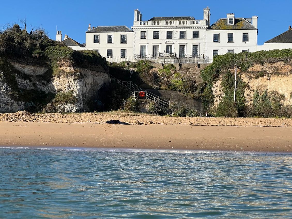 Kingsgate Bay looking towards Holland House