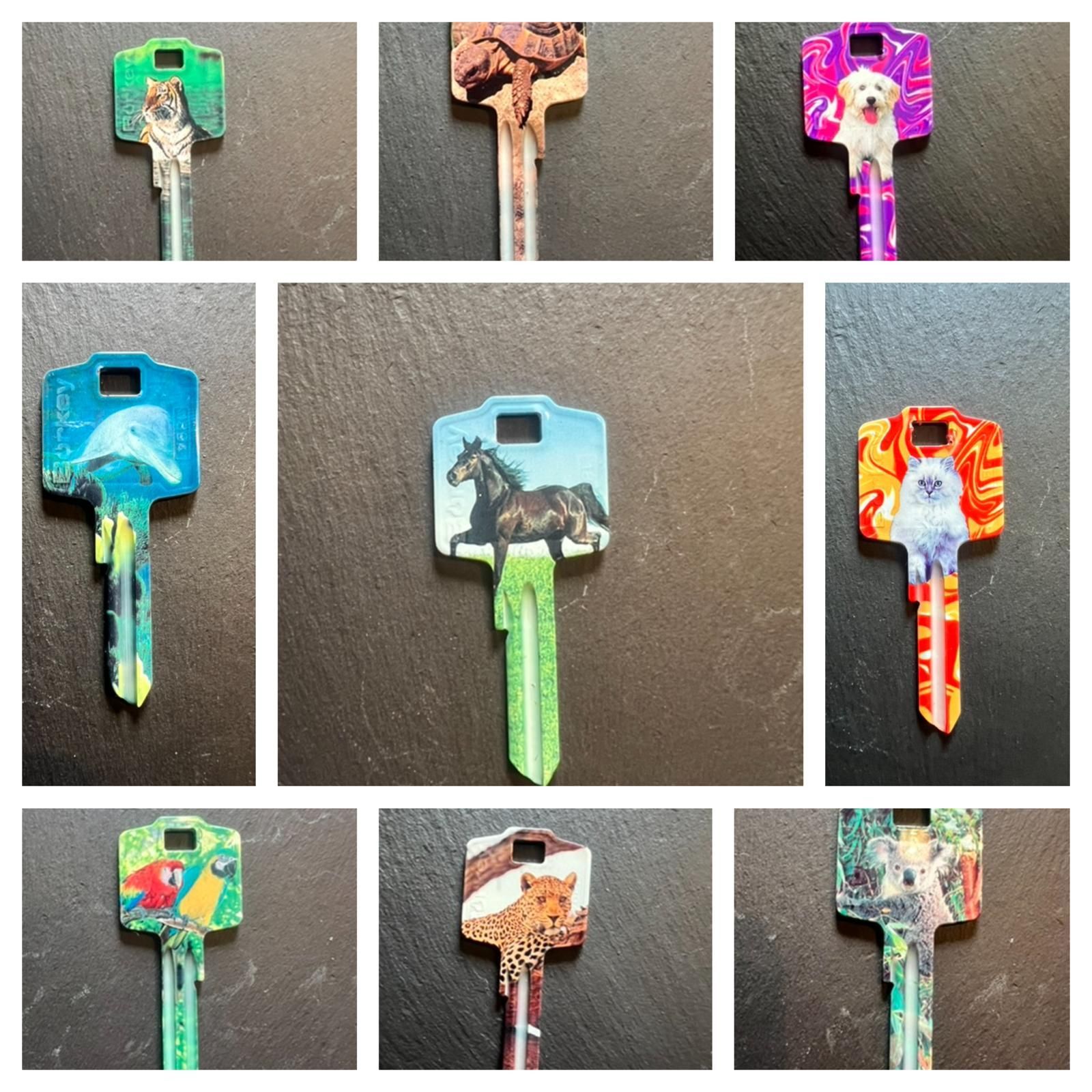 Schlüssel nachmachen, Motivschlüssel