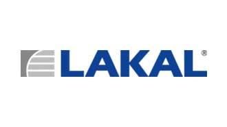 Das Lakal-Logo ist blau und grau auf weißem Hintergrund.