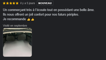 Avis Google totem mousse 1