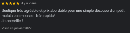 Avis Google totem mousse 4