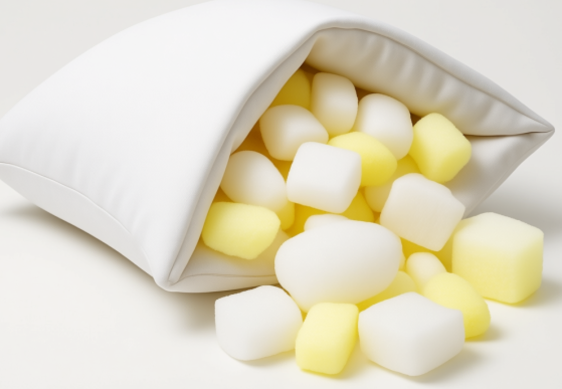 Flocons de mousse pour les fauteuils poires