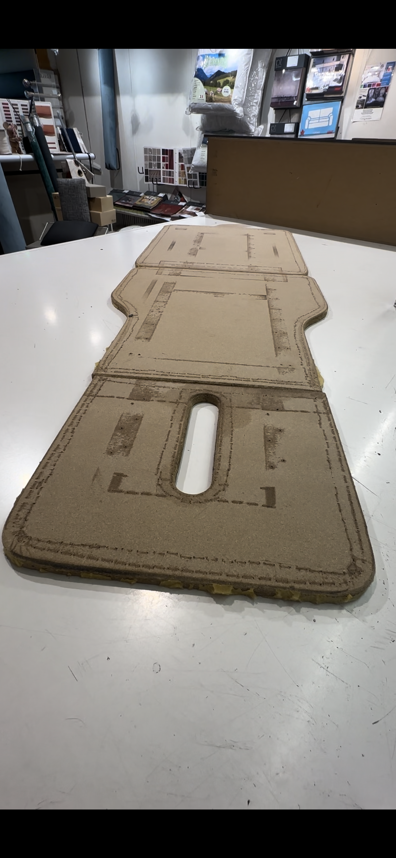 Maquette d'une table de massage