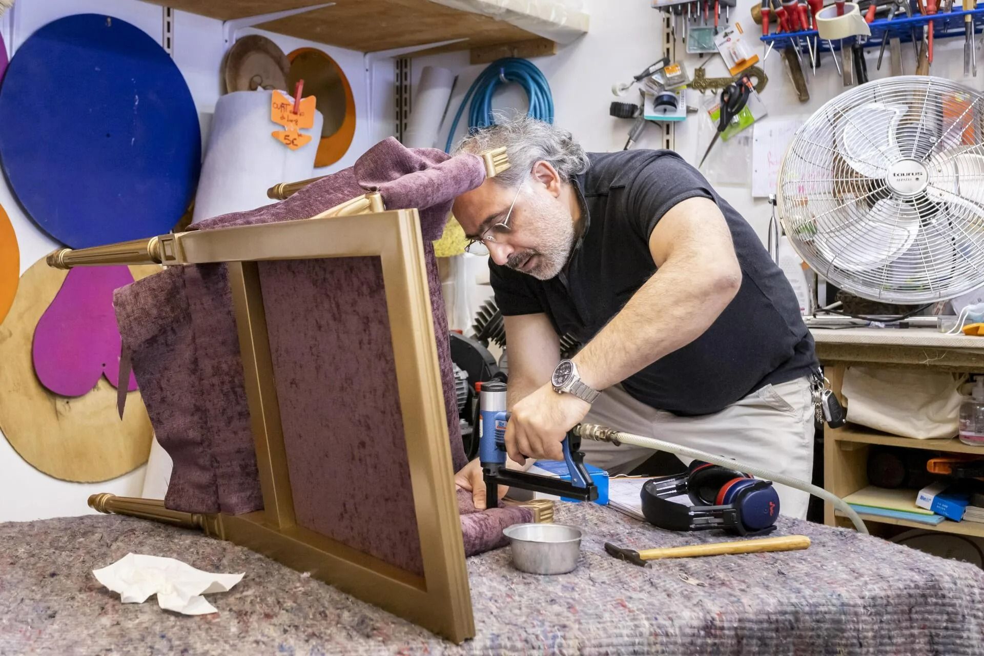 Restauration de fauteuil