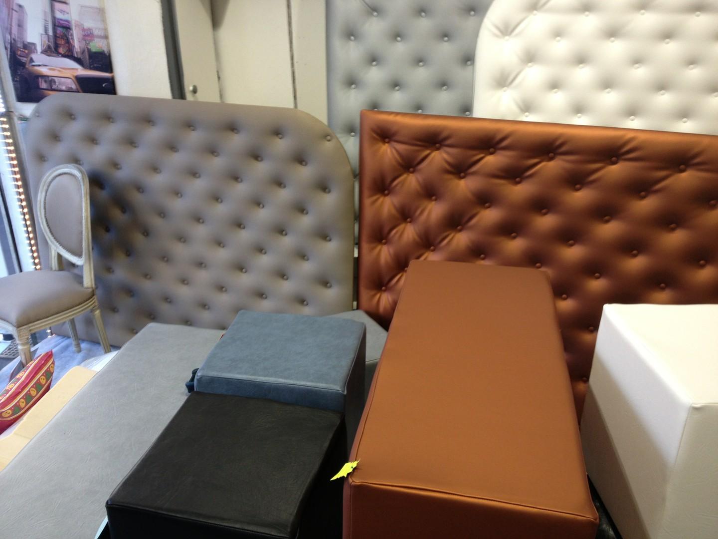 Deux têtes de lit grise et marron