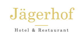 Ein Logo für ein Hotel und Restaurant namens Jägerhof