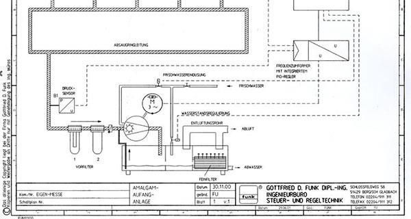 Eine Schwarzweißzeichnung eines mechanischen Systems