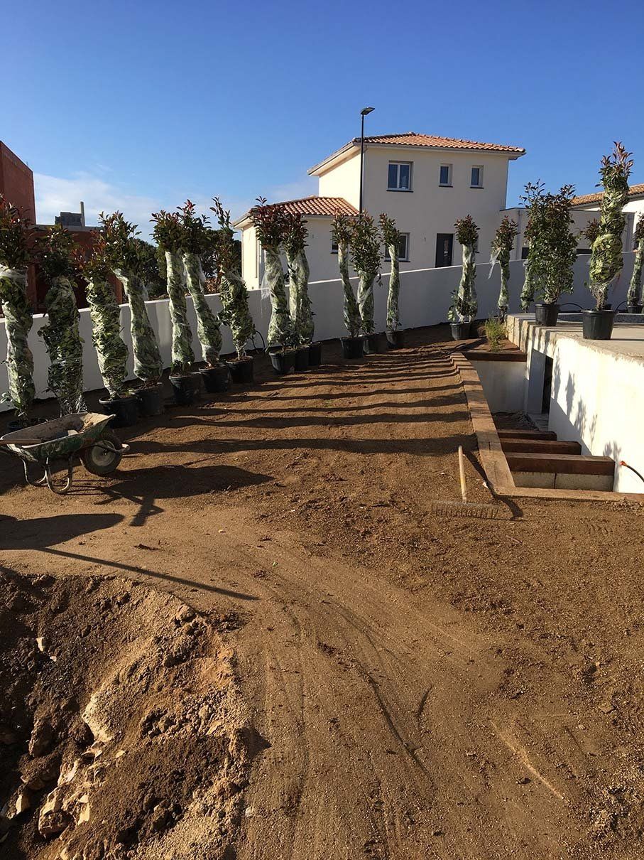 Préparation de jardinières