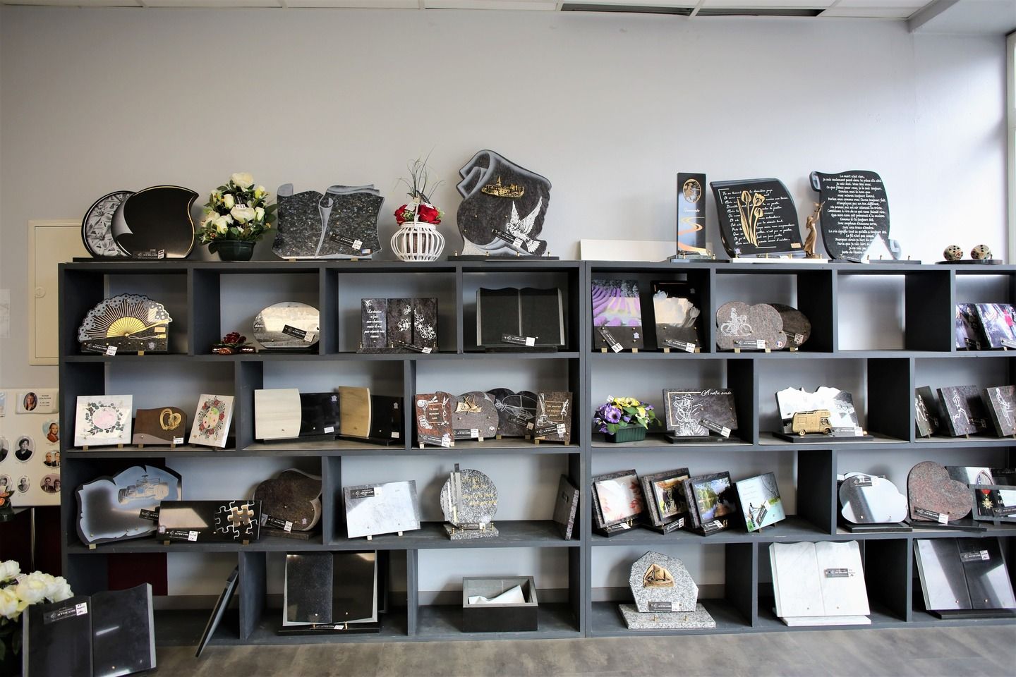 Vente de plaques funéraires en granit