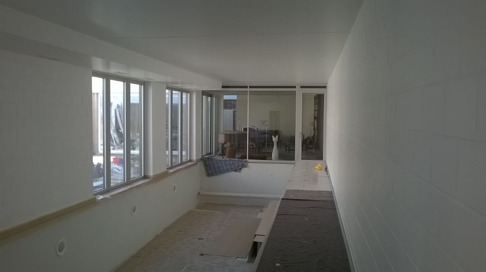 Wit schilderen muren