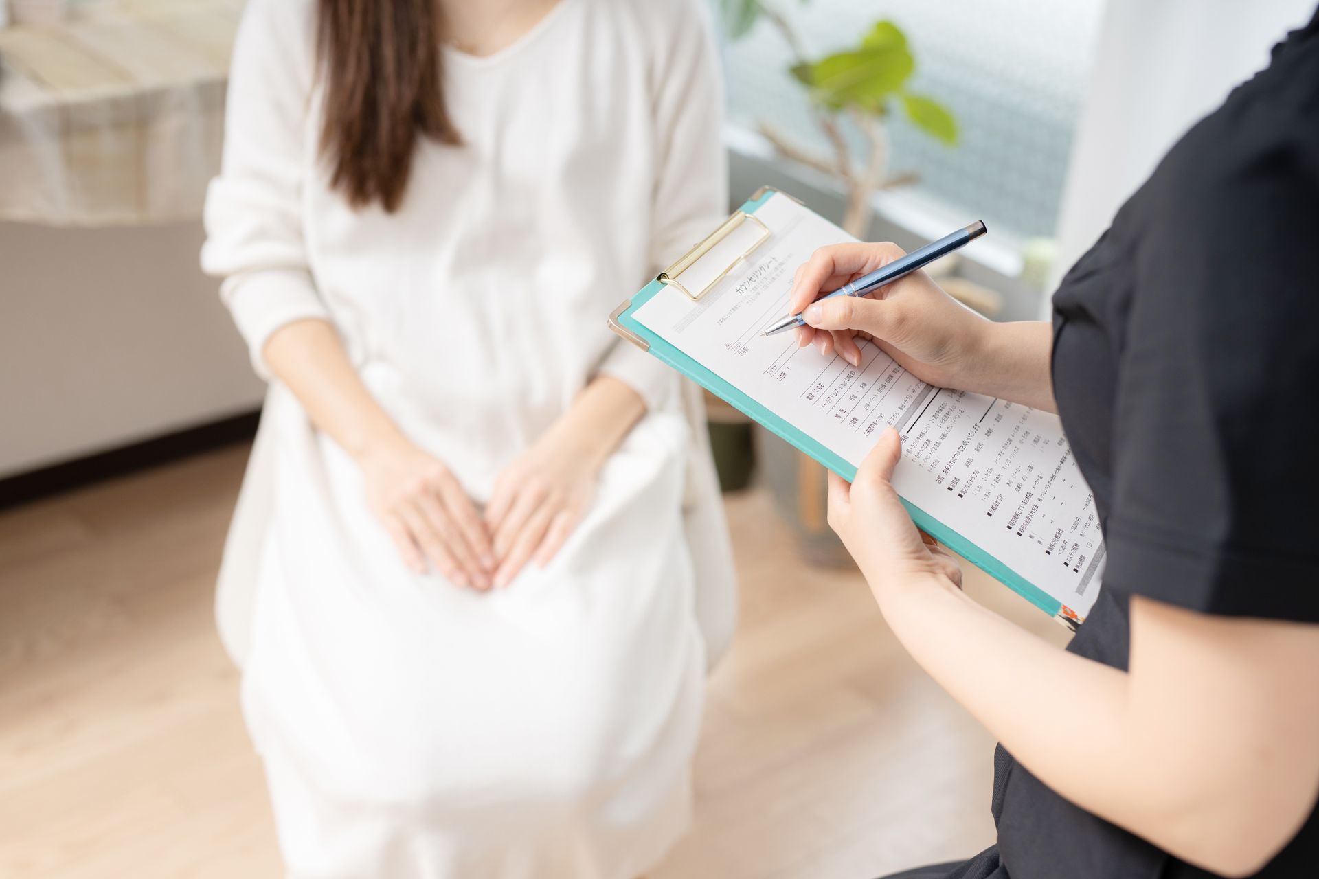 Bilan morphologique d’une dame.