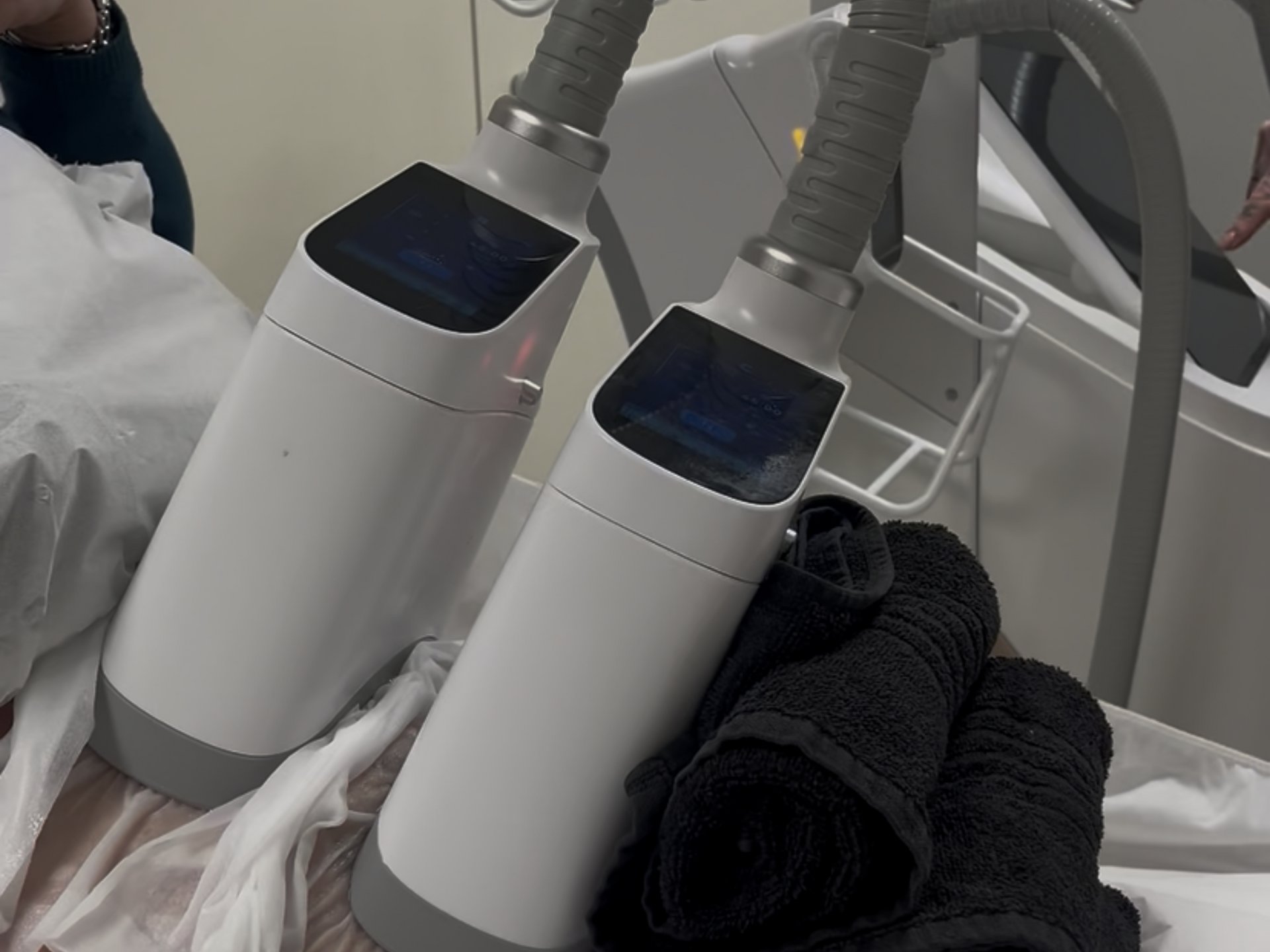 Appareil moderne de cryolipolyse.