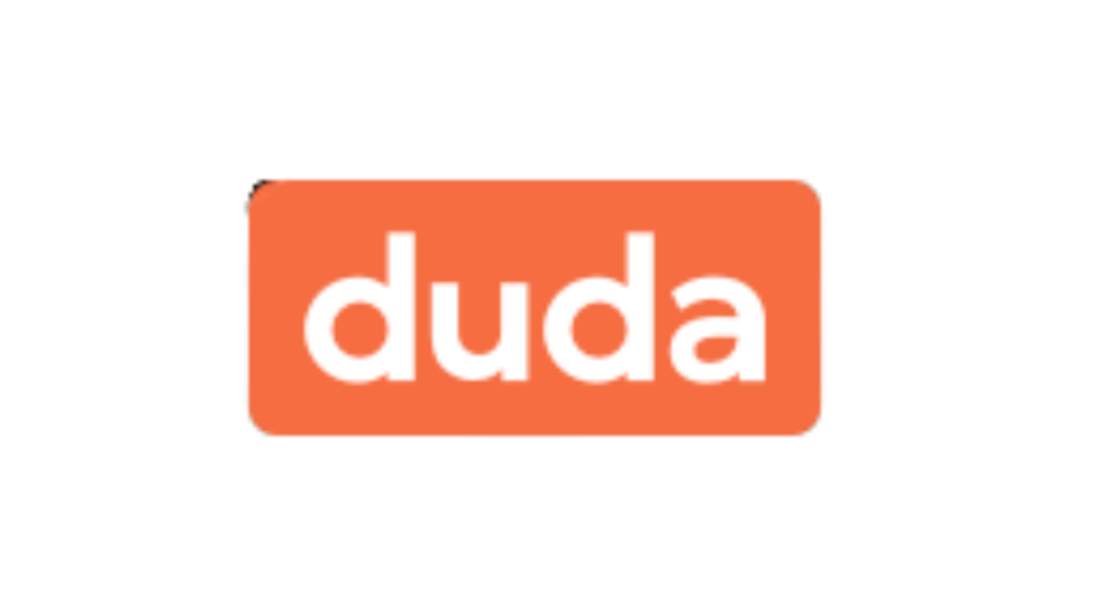 Logo Duda: parola bianca 