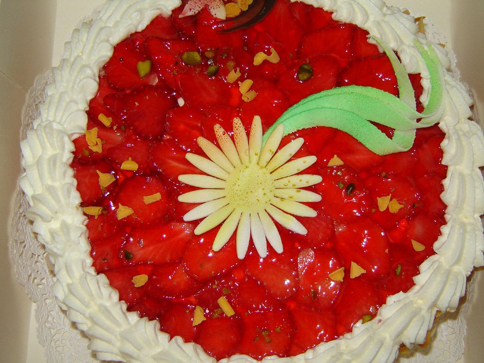 gâteau au fraises- Boulangerie du Chalet